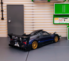 Load image into Gallery viewer, CM 1:64 Blue Zonda Revolucion Super Racing Sports Model Diecast Metal Car New
