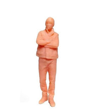 Load image into Gallery viewer, 1:64 Unpainted Figure Mini Model Miniature Resin Diorama Winter Clothing Man Boy Sand Scene
