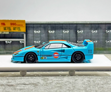 Load image into Gallery viewer, MY64 1:64 Blue Gulf 1999 F40 Super Racing Sports Model Diecast Resin Car New
