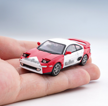 Load image into Gallery viewer, 1:64 JDM Red White Toyota MR2 W20 Racing Sports Model Toy Diecast Metal Car BN
