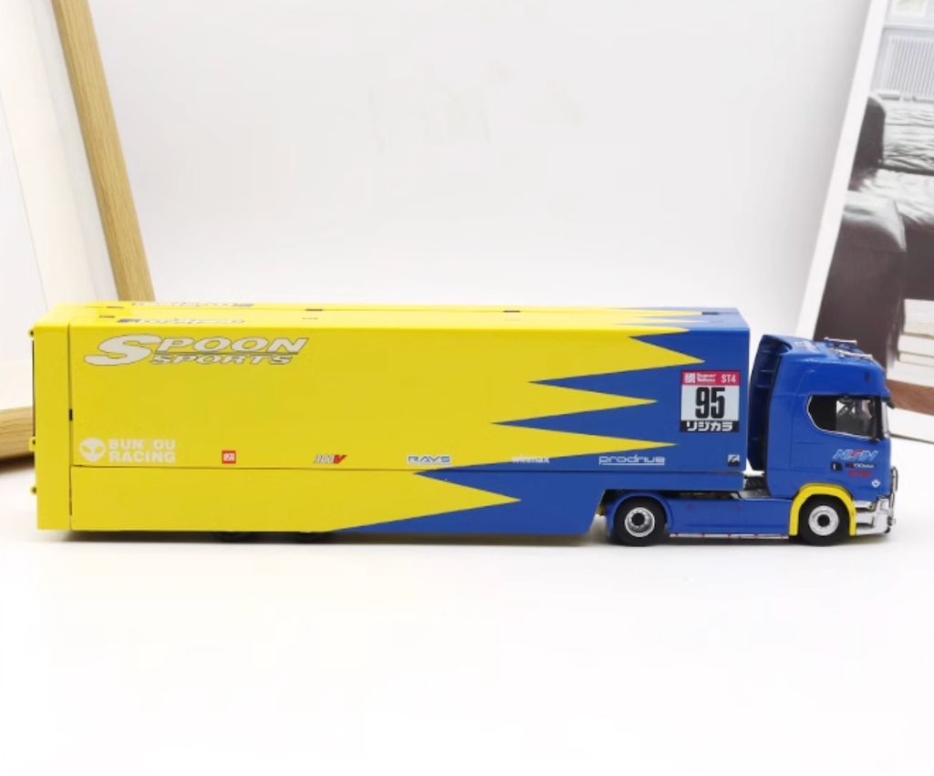 Star 1:64 Scania S730 V8 Delivery Truck Spoon Racing Model Diecast 