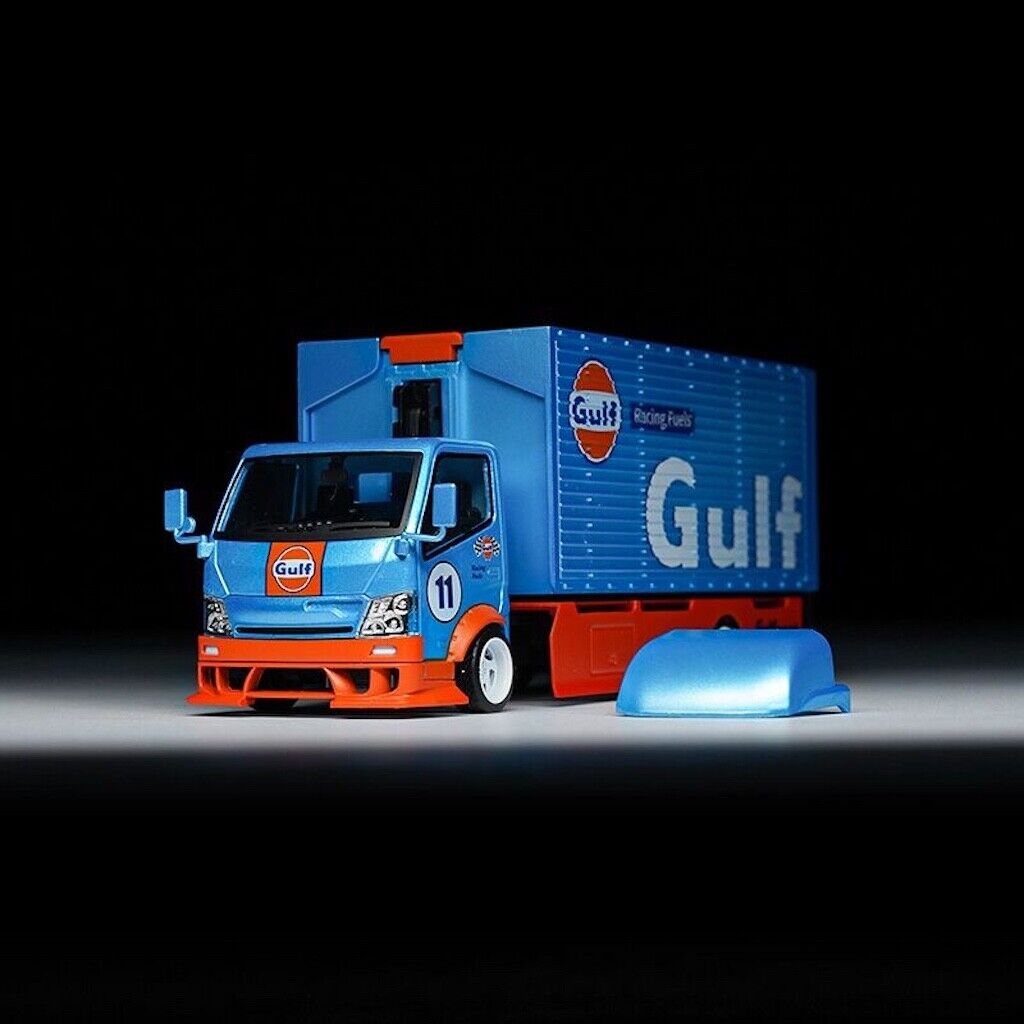 MT 1:64 Gulf H300 Tow Truck Custom Racing Fuets Model Diecast Metal Car New