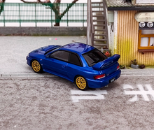 Load image into Gallery viewer, HJ 1:64 Blue JDM WRX STI Impraza GC8 22B Sports Model Diecast Metal Car New
