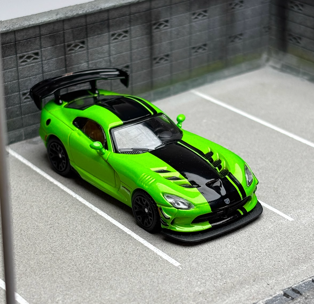 Tarmac 1:64 Green Viper ACR Extreme Coupe Sports Model Diecast Metal CarNew