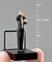 Load image into Gallery viewer, 1:64 Painted Figure Mini Model Miniature Resin Diorama Concert Conductor Rostrum New Collection
