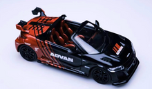 Load image into Gallery viewer, Mortal 1:64 Black S660 Advan Convertible Sports Model Diecast Metal Car New
