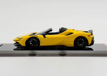 Load image into Gallery viewer, U2 1:64 Yellow Novitec SF90 Spider Convertible Sports Model Diecast Resin Car
