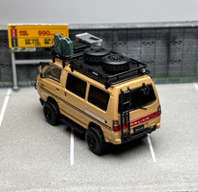 Load image into Gallery viewer, Autobots 1:64 Yellow 4WD Delica L300 Camper Van Model Diecast Metal Car
