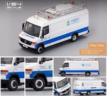 Load image into Gallery viewer, GCD 1:64 White Benz Vario CHINA MOBILE Truck Van Model Diecast Metal Car New Collection
