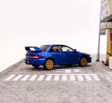 Load image into Gallery viewer, HJ 1:64 Blue JDM WRX STI Impraza GC8 22B Sports Model Diecast Metal Car New
