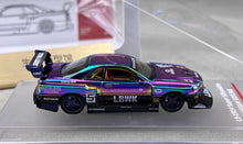 Load image into Gallery viewer, CM 1:64 JDM LBWK Skyline GTR ER34 #5 Racing Sports Model Diecast Metal Car New
