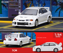 Load image into Gallery viewer, JKM 1:64 White JDM Mitsubishi Lancer Evolution EVO 6 VI Racing Sport Model Toy Metal Car
