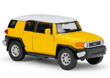 Load image into Gallery viewer, WELLY 1:36 Yellow Land Cruiser FJ SUV Sports Model Diecast Toy Metal Car BN
