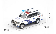 Load image into Gallery viewer, XCARTOYS 1:64 Police JDM Pajero Gen.4 SUV Off Road Model Diecast Metal Car
