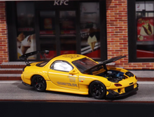 Load image into Gallery viewer, BSC 1:64 JDM RX7 FD3S RE Racing Sports Model Diecast Metal Car New
