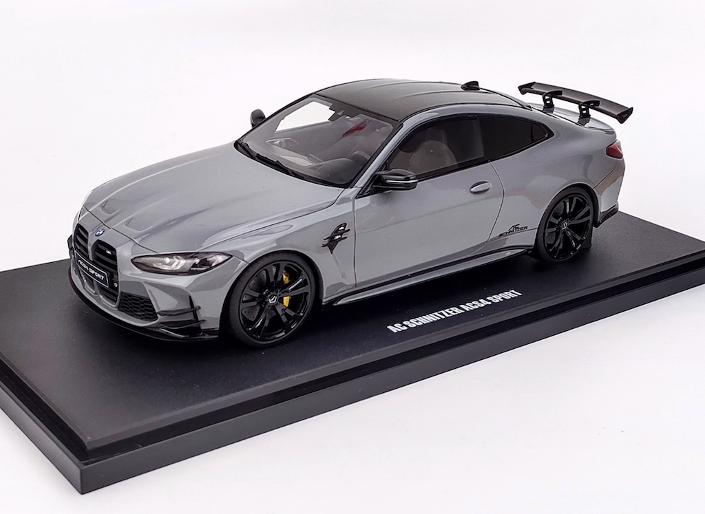 GTspirit 1:18 Gray M4 G82 Coupe Racing Sports Model Diecast Resin Car New