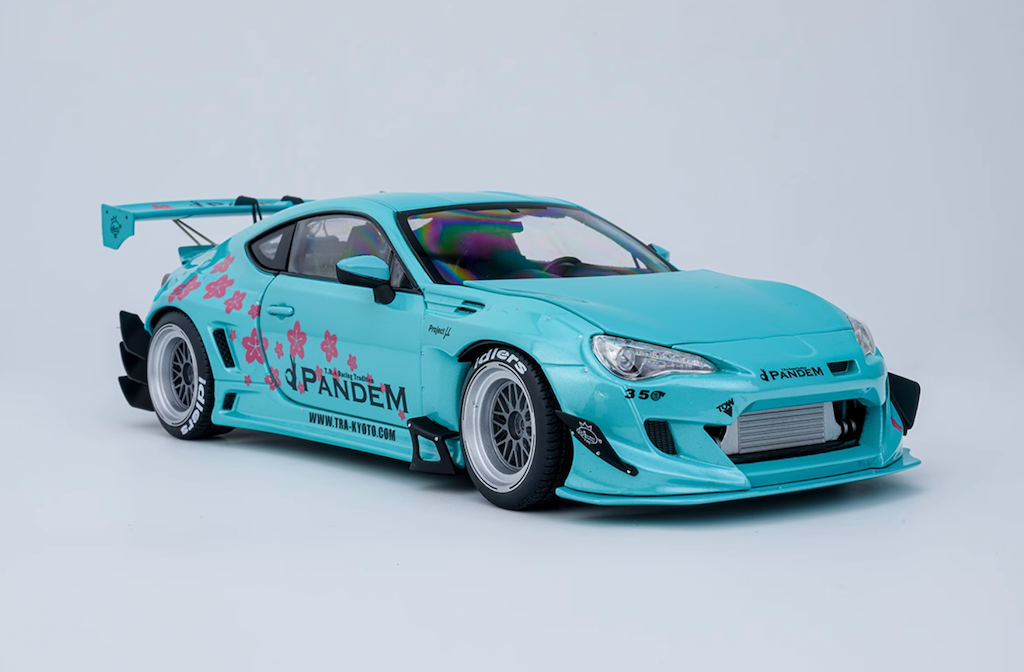 DCN 1:18 JDM GR86 Pandem Sakura Widebody Sports Model Diecast Metal Ca –  mycrazybuy store