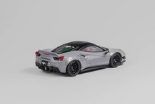 Load image into Gallery viewer, CM 1:64 Gray LBWK 488 Widebody Super Racing Sports Model Diecast Metal Car
