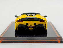 Load image into Gallery viewer, U2 1:64 Yellow Novitec SF90 Spider Convertible Sports Model Diecast Resin Car
