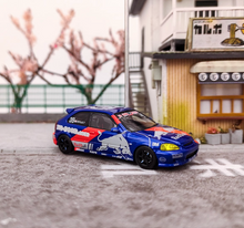 Load image into Gallery viewer, Inno 1:64 Blue JDM Civic Type R EK9 NO GOOD Racing Model Diecast Metal Car New
