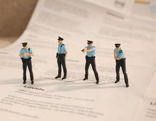 Load image into Gallery viewer, 1:64 Painted Figure Mini Model Miniature Diorama Sand Hong Kong Police Man Toy Collection
