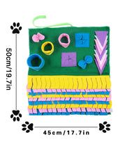 Load image into Gallery viewer, Dog Snuffle Foraging Feeding Slow Eat Mat Treat Puzzle Enrichment Toy Puppy Pet
