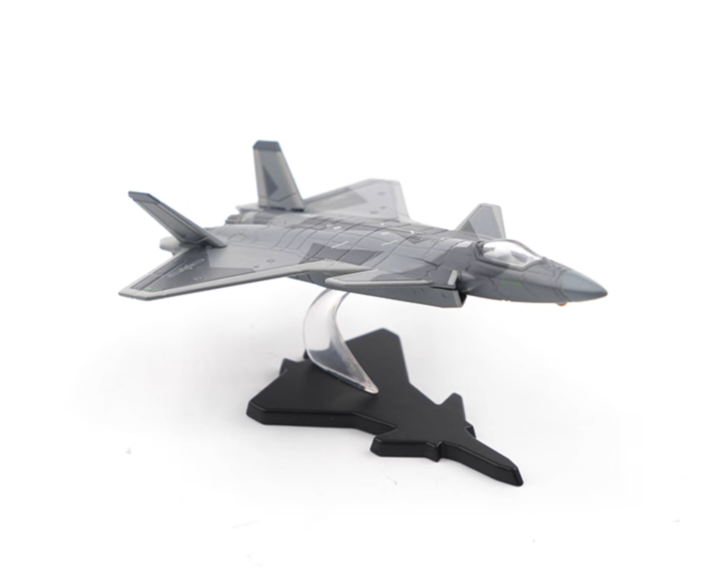 XCARTOYS 1:200 Military J-20 Fire Fang Air Stealth Fighter Model Toy Metal