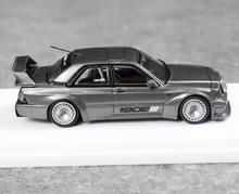 Load image into Gallery viewer, BSC 1:64 Gray 190E EVO II W201 Sedan Sports Model Diecast Metal Car New Collection
