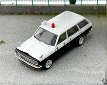 Load image into Gallery viewer, Tarmac 1:64 Datsun Bluebird 510 Wagon Police Sport Model Diecast Metal Car New Collection
