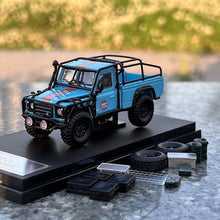 Load image into Gallery viewer, Master 1:64 Defender 110 Pickup Truck Gulf SUV Model Diecast Metal Car
