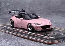 Load image into Gallery viewer, YM 1:64 Pink Miata MX5 Pandem Roadster Convertible Model Diecast Resin Car New
