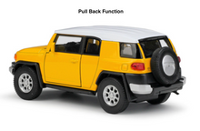 Load image into Gallery viewer, WELLY 1:36 Yellow Land Cruiser FJ SUV Sports Model Diecast Toy Metal Car BN
