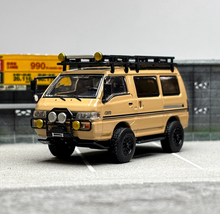 Load image into Gallery viewer, Autobots 1:64 Yellow 4WD Delica L300 Camper Van Model Diecast Metal Car
