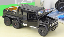 Load image into Gallery viewer, WELLY 1:24 C63 6x6 SUV Pickup Truck Sports Model Diecast Metal Car Display
