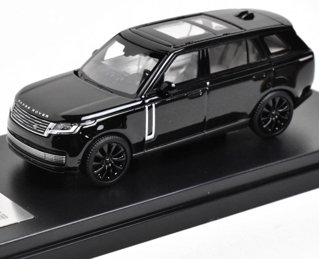 LCD 1:64 Black Range Rover Luxury SUV Sports Model Diecast Metal Car New Collection