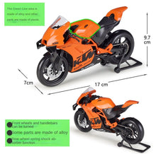 Load image into Gallery viewer, WELLY 1:12 KTM RC 8C Sports Racing Model Diecast Metal Motorcycle Bike New
