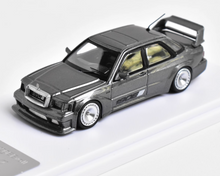 Load image into Gallery viewer, BSC 1:64 Gray 190E EVO II W201 Sedan Sports Model Diecast Metal Car New Collection
