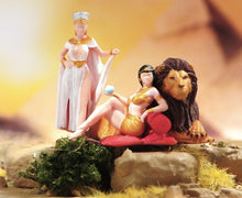 Load image into Gallery viewer, 1:64 Painted Figure Model Miniature Resin Diorama Sand Toy Cleopatra Egypt Queen New
