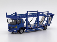 Load image into Gallery viewer, UM 1:64 Blue 500 HINO Ranger Double Transport truck Model Diecast Metal Car
