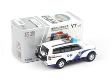 Load image into Gallery viewer, XCARTOYS 1:64 Police JDM Pajero Gen.4 SUV Off Road Model Diecast Metal Car
