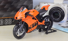 Load image into Gallery viewer, WELLY 1:12 KTM RC 8C Sports Racing Model Diecast Metal Motorcycle Bike New
