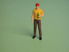 Load image into Gallery viewer, 1:64 Painted Figure Model Miniature Resin Sand Man Holding Beer Standing Toy Collection
