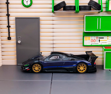 Load image into Gallery viewer, CM 1:64 Blue Zonda Revolucion Super Racing Sports Model Diecast Metal Car New
