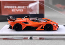 Load image into Gallery viewer, DMH 1:64 Orange Project Evo Racing Sports Model Diecast Metal Car New Collection
