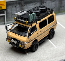 Load image into Gallery viewer, Autobots 1:64 Yellow 4WD Delica L300 Camper Van Model Diecast Metal Car
