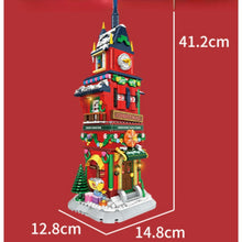 Load image into Gallery viewer, 1084PCS MOC Christmas Count Down Clock Tower Model Toy Building Block Brick Gift Kids Compatible Lego
