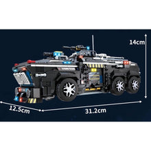 Load image into Gallery viewer, 1216PCS MOC City SWAT Police APC Armored Personnel Carrier Vehicle Car Figure Model Toy Building Block Brick Gift Kids DIY Compatible Lego
