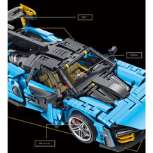 Load image into Gallery viewer, 1610PCS MOC Technic Speed Static Senna Super Racing Sports Car Model Toy Building Block Brick Gift Kids DIY Compatible Lego 1:14
