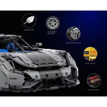 Load image into Gallery viewer, 4400PCS MOC Technic Speed Static Large Grey Regera Super Racing Sports Car Model Toy Building Block Brick Gift Kids DIY Set New 1:8 Compatible Lego
