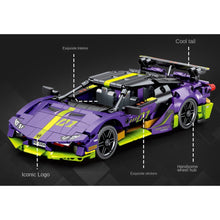 Load image into Gallery viewer, 588PCS MOC Technic Speed Aventador Super Racing Sports Car Model Toy Building Block Brick Gift Kids DIY Set New 1:18 Compatible Lego
